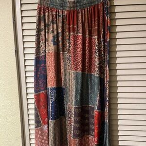 Boho maxi skirt